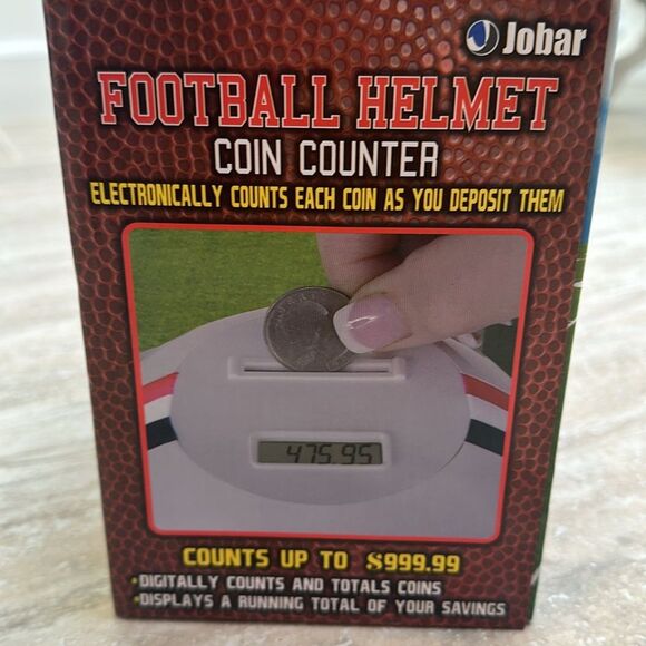 NIB Football helmet coin counter - Picture 5 of 5